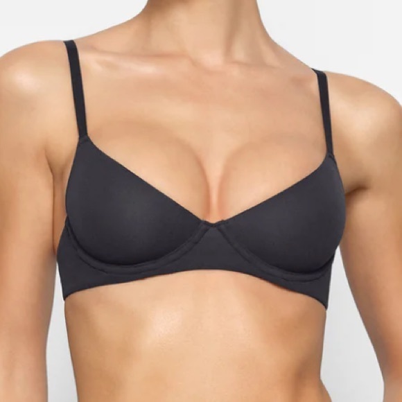 SKIMS Other - NWT SKIMS Demi Bras FITS EVERYBODY ONYX 32DDD UNLINED DEMI BRA